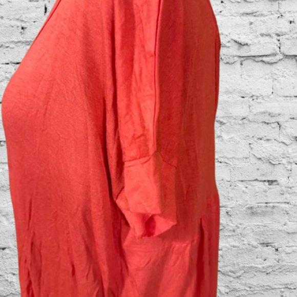 Coral Criss Cross Back Tunic Top  4050  NWT Boutique - Picture 5 of 10